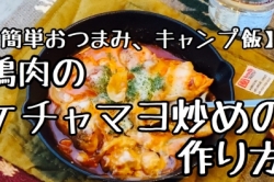 鶏肉のケチャマヨ炒めを作る